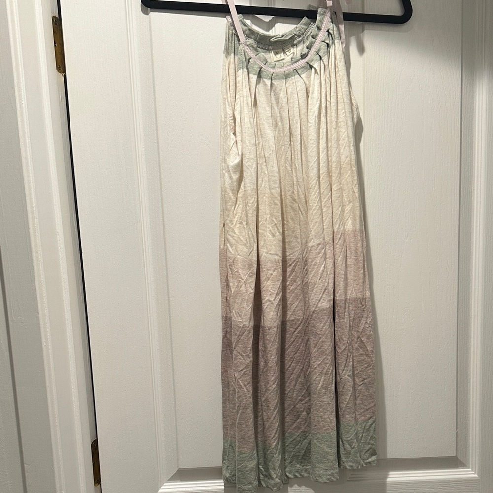 Anthropologie Color Block Swing Dress